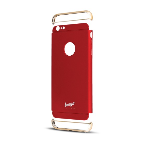 Beeyo Smooth Case priekš Apple iPhone 7 / 8 / SE2 (2020) / SE3 (2022) - Sarkans - plastikas aizmugures apvalks / bampers-vāciņš