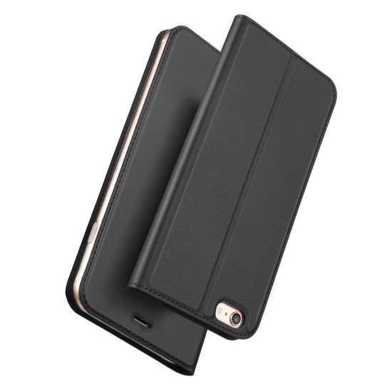 Dux Ducis Skin Pro series priekš Apple iPhone 6 Plus / 6S Plus - Melns - sāniski atverams maciņš ar magnētu un stendu (ādas maks, grāmatiņa, leather book wallet case cover stand)