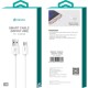 Devia 1M Smart 2.1A USB to Micro USB cable - Balts - microUSB lādēšanas un datu kabelis / vads