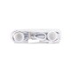 Huawei AM110 3.5mm oriģinālas stereo austiņas ar mikrofonu un pulti (bez iepakojuma) - Baltas