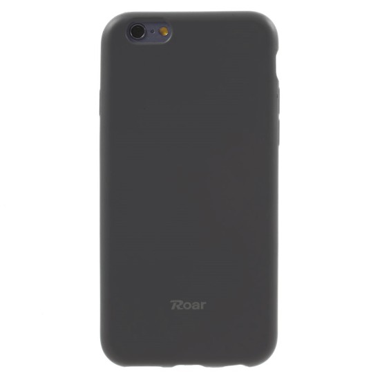 RoarKorea All Day Colorful Jelly Case priekš HTC U Ultra - Melns - matēts silikona apvalks (bampers, vāciņš, slim TPU silicone cover shell, bumper)