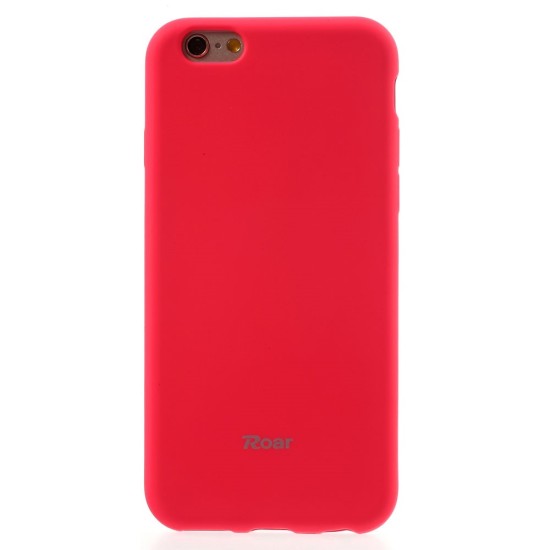 RoarKorea All Day Colorful Jelly Case priekš Samsung Galaxy J3 (2017) J330 - Rozā - matēts silikona apvalks (bampers, vāciņš, slim TPU silicone cover shell, bumper)