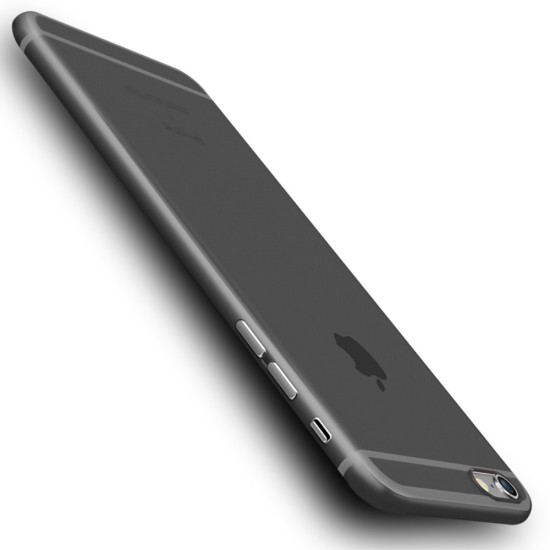 Cafele Ultra Thin 0.4mm Matte Case priekš Apple iPhone 6 Plus / 6S Plus - Pelēks - matēts plastikas aizmugures apvalks (bampers, vāciņš, slim silicone cover shell, bumper)
