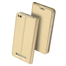 Dux Ducis Skin Pro series для Xiaomi Redmi 4A - Золотистый - чехол-книжка с магнитом и стендом / подставкой (кожаный чехол-книжка, leather book wallet case cover stand)