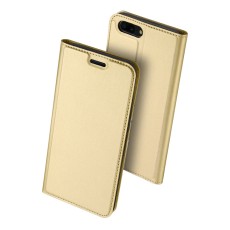 Dux Ducis Skin Pro series priekš OnePlus 5 - Zelts - sāniski atverams maciņš ar magnētu un stendu (ādas maks, grāmatiņa, leather book wallet case cover stand)