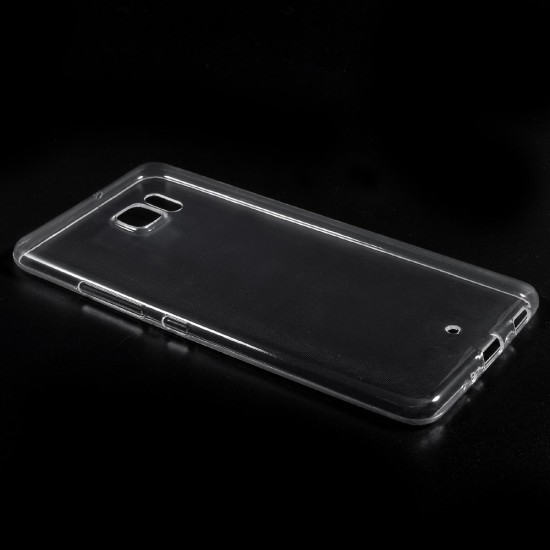 Ultra Thin Flexible TPU Mobile Phone Back Case for HTC U Ultra - Transparent - plāns silikona apvalks (bampers, vāciņš, ultra slim TPU silicone case cover, bumper)