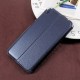 Leather Smart View Window Phone Case for Asus Zenfone Live ZB501KL - Dark Blue - sāniski atverams maciņš ar lodziņu un stendu (ādas maks, grāmatiņa, leather book wallet case cover stand)