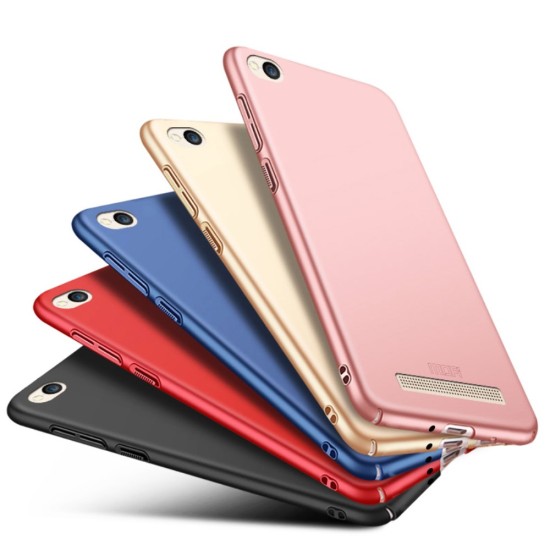 MOFI Shield Slim Plastic Phone Casing for Xiaomi Redmi 4A - Black - matēts plastikas aizmugures apvalks (bampers, vāciņš, slim silicone cover shell, bumper)