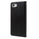 Mercury Bravo Flip Case priekš Apple iPhone X / XS - Melns - sāniski atverams maciņš ar stendu (ādas grāmatveida maks, leather book wallet cover stand)