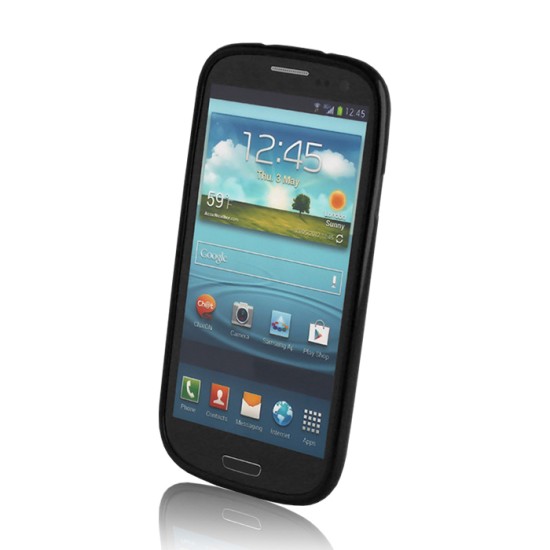GreenGo TPU Case priekš HTC Desire 650 - Melns - silikona aizmugures apvalks (bampers, vāciņš, slim TPU silicone case shell cover, bumper)