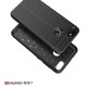 Litchi Skin PU Leather Coated TPU Mobile Phone Case for Huawei P9 Lite mini - Black - ādas imitācijas triecienizturīgs silikona aizmugures apvalks (maciņš, bampers, vāciņš, slim cover, bumper, back case)