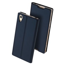 Dux Ducis Skin Pro series priekš Sony Xperia L1 G3311 / G3312 - Tumši Zils - sāniski atverams maciņš ar magnētu un stendu (ādas maks, grāmatiņa, leather book wallet case cover stand)