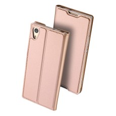 Dux Ducis Skin Pro series priekš Sony Xperia L1 G3311 / G3312 - Rozā Zelts - sāniski atverams maciņš ar magnētu un stendu (ādas maks, grāmatiņa, leather book wallet case cover stand)