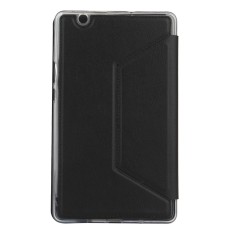 Leather Stand Case Cover with Card Slots for Huawei MediaPad M3 8.4 - Black - sāniski atverams maciņš ar stendu (ādas maks, grāmatiņa, leather book wallet case cover stand)