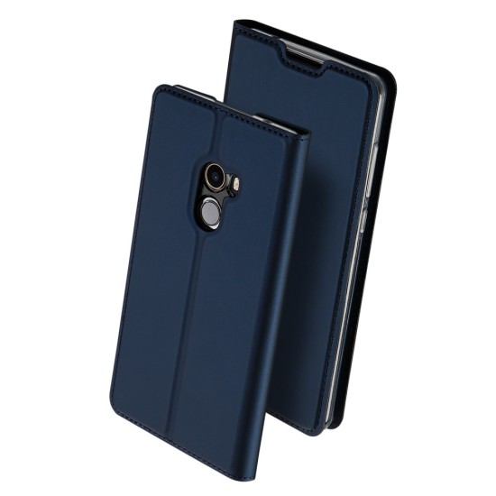 Dux Ducis Skin Pro series priekš Xiaomi Mi Mix 2 - Dark Blue - sāniski atverams maciņš ar magnētu un stendu (ādas maks, grāmatiņa, leather book wallet case cover stand)