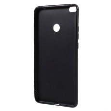 Matte Anti-scratch TPU Case for Xiaomi Mi Max 2 - Black - silikona aizmugures apvalks (bampers, vāciņš, slim TPU silicone case cover, bumper)
