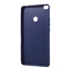 Matte Anti-scratch TPU Case for Xiaomi Mi Max 2 - Dark Blue - silikona aizmugures apvalks (bampers, vāciņš, slim TPU silicone case cover, bumper)