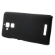 Rubberized Flexible Silicone Case Cover for Asus Zenfone 3 Max ZC520TL - Black - plastikāta aizmugures apvalks (bampers, vāciņš, slim case cover, bumper)