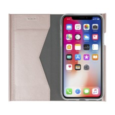 Beeyo Book Grande Book Case priekš Huawei P9 Lite mini - Rozā Zelts - sāniski atverams maciņš ar stendu (ādas maks, grāmatiņa, leather book wallet case cover stand)