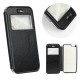 Magnet View Case priekš Sony Xperia L1 G3311 / G3312 - Melns - sāniski atverams maciņš ar stendu un lodziņu (ādas maks, grāmatiņa, leather book wallet case cover stand)