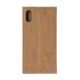Forcell Wood Book Case priekš Apple iPhone X / XS - Brūns - sāniski atverams maciņš ar stendu (ādas maks, grāmatiņa, leather book wallet case cover stand)