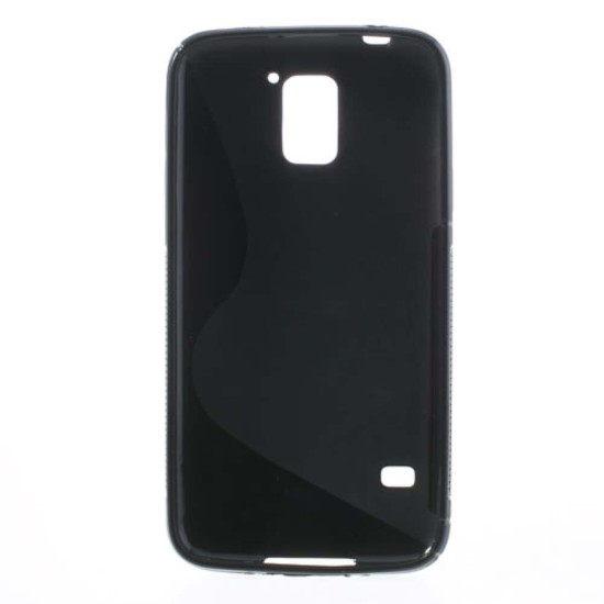 Telone Back S-Case Huawei Ascend P7 - Melns - silikona apvalks (bampers, vāciņš, slim TPU silicone case cover, bumper)