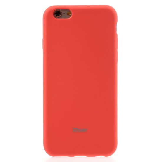 RoarKorea All Day Colorful Jelly Case priekš Huawei Y7 (2017) - Persiku - matēts silikona apvalks (bampers, vāciņš, slim TPU silicone cover shell, bumper)