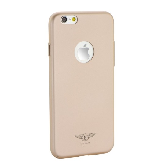 Kakusiga Lange Series Hard Protective Case priekš Apple iPhone X / XS - Zelts - plastikas aizmugures apvalks (bampers, vāciņš, PU back cover, bumper shell)