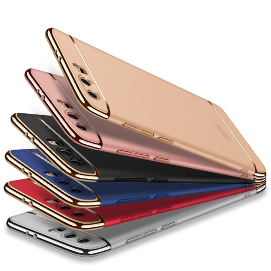 MOFI 3-In-1 Plastic Back Case priekš Apple iPhone 8 - Zelts (ar izgriezumu) - plastikas aizmugures apvalks (bampers, vāciņš, PU back cover, bumper shell)