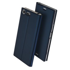 Dux Ducis Skin Pro series priekš Sony Xperia XZ2 Compact H8324 - Tumši Zils - sāniski atverams maciņš ar magnētu un stendu (ādas maks, grāmatiņa, leather book wallet case cover stand)