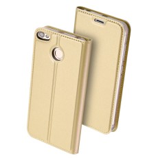 Dux Ducis Skin Pro series для Xiaomi Redmi Note 5A Prime - Золотистый - чехол-книжка с магнитом и стендом / подставкой (кожаный чехол-книжка, leather book wallet case cover stand)