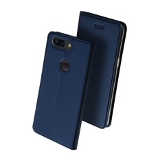 Dux Ducis Skin Pro series priekš OnePlus 5T - Tumši Zils - sāniski atverams maciņš ar magnētu un stendu (ādas maks, grāmatiņa, leather book wallet case cover stand)