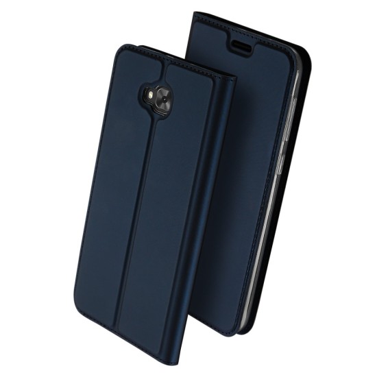 Dux Ducis Skin Pro series priekš Asus Zenfone 4 Selfie ZD553KL - Tumši Zils - sāniski atverams maciņš ar magnētu un stendu (ādas maks, grāmatiņa, leather book wallet case cover stand)