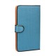 Fancy Universal Book Case Stand Cover priekš 7-8 inch Tablet PC - Zils - Universāls sāniski atverams maks planšetdatoriem ar stendu (ādas grāmatiņa, leather book wallet case cover stand)