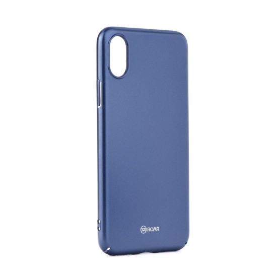 RoarKorea Darker series Matte Hard Protective Back Case для Huawei Y6 (2018) - Синий - матовая пластиковая накладка / бампер (крышка чехол, PU back cover, bumper shell)