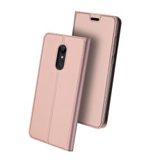 Dux Ducis Skin Pro series priekš Xiaomi Redmi 5 - Rozā Zelts - sāniski atverams maciņš ar magnētu un stendu (ādas maks, grāmatiņa, leather book wallet case cover stand)