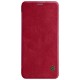 NILLKIN Qin Series Card Holder Leather Case priekš Huawei Honor 10 - Sarkans - sāniski atverams maciņš (ādas maks, grāmatiņa, leather book wallet case cover)