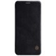 NILLKIN Qin Series Card Holder Leather Case priekš Huawei Honor 10 - Melns - sāniski atverams maciņš (ādas maks, grāmatiņa, leather book wallet case cover)