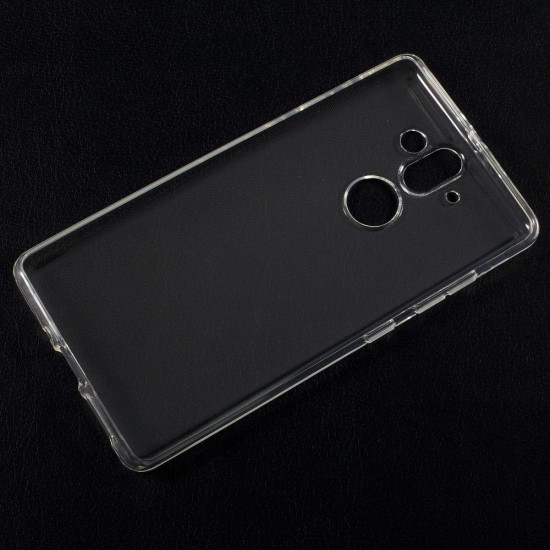 Ultra-thin Clear Soft TPU Mobile Cover priekš Nokia 8 Sirocco - Caurspīdīgs - silikona aizmugures apvalks (bampers, vāciņš, slim TPU silicone case cover, bumper)