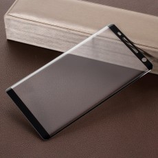 3D Edge Glue Full Screen Curved (ar noapaļotām malām) Tempered Glass screen protector priekš Nokia 8 Sirocco - Melns - Ekrāna Aizsargstikls / Bruņota Stikla Aizsargplēve