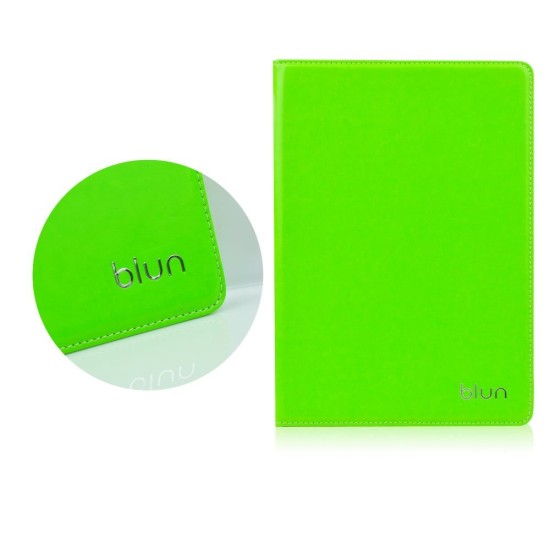 Blun Universal Book Case Stand Cover priekš 8 inch Tablet PC - Zaļš - Universāls sāniski atverams maks planšetdatoriem ar stendu (ādas grāmatiņa, leather book wallet case cover stand)