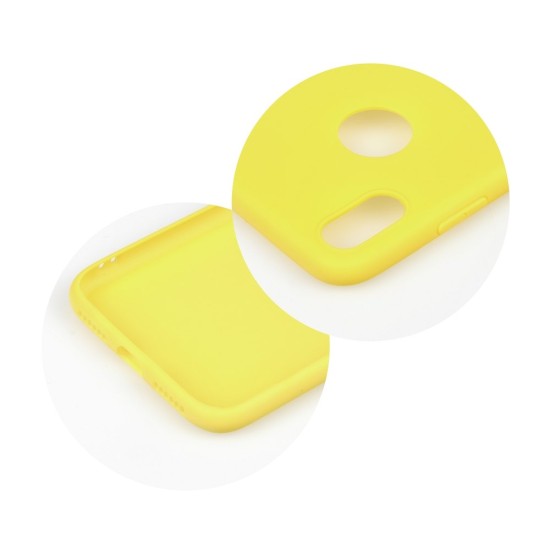 Forcell Soft Back Case priekš Huawei Mate 10 Lite - Dzeltens - matēts silikona apvalks (bampers, vāciņš, slim TPU silicone cover shell, bumper)