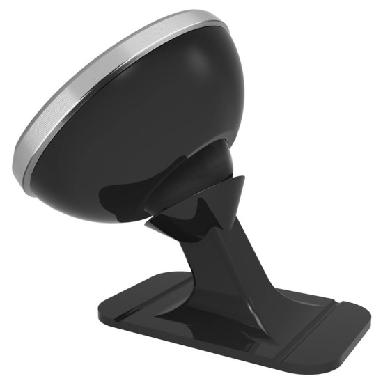 Baseus Universal 360 Car Dashboard Mount Holder - Sudrabains - universāls stiprinājums uz automašīnas paneļa