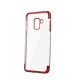 Plating Soft TPU Back Case priekš Huawei P20 Lite - Sarkans - silikona aizmugures apvalks (bampers, vāciņš, slim TPU silicone case shell cover, bumper)