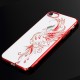 Kingxbar Swarovski Phoenix series для Apple iPhone 7 / 8 / SE2 (2020) / SE3 (2022) - Красный - пластиковый чехол-накладка с кристалами / бампер-крышка