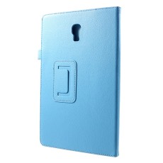 Lychee Leather Smart Cover Stand for Samsung Galaxy Tab A 10.5 (2018) T590 / T595 - Gaiši zils - sāniski atverams maciņš ar stendu (ādas maks, grāmatiņa, leather book wallet case cover stand)