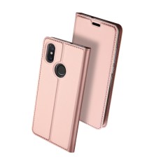 Dux Ducis Skin Pro series priekš Xiaomi Mi 8 - Rozā Zelts - sāniski atverams maciņš ar magnētu un stendu (ādas maks, grāmatiņa, leather book wallet case cover stand)