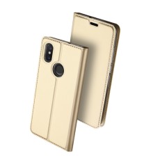 Dux Ducis Skin Pro series для Xiaomi Mi 8 - Золотой - чехол-книжка с магнитом и стендом / подставкой (кожаный чехол-книжка, leather book wallet case cover stand)