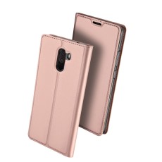 Dux Ducis Skin Pro series priekš Xiaomi Pocophone F1 - Rozā Zelts - sāniski atverams maciņš ar magnētu un stendu (ādas maks, grāmatiņa, leather book wallet case cover stand)