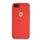 Ferrari Silicone series FESSIHCI8RE priekš Apple iPhone 7 / 8 / SE2 (2020) / SE3 (2022) - Sarkans - silikona aizmugures apvalks / bampers-vāciņš